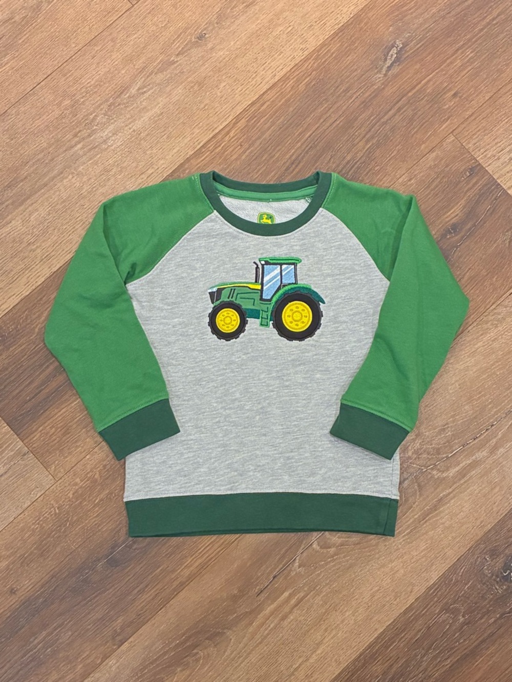 John Deere Tractor Sweatshirt Top Shirt Farm 4T